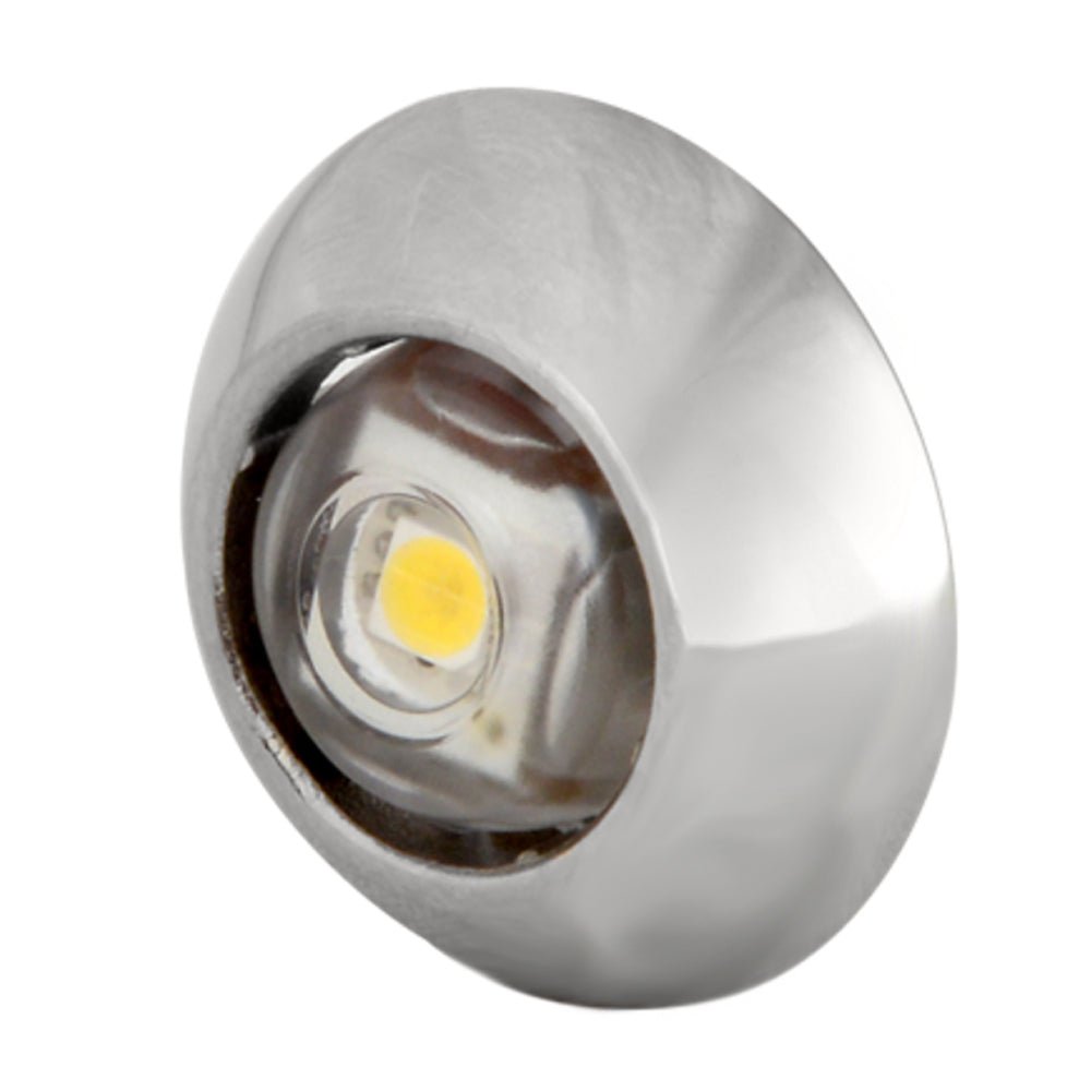 LIGHT EXUMA 1' DOME STAINLESS WHITE - Marine Parts OnlyLUMITEC