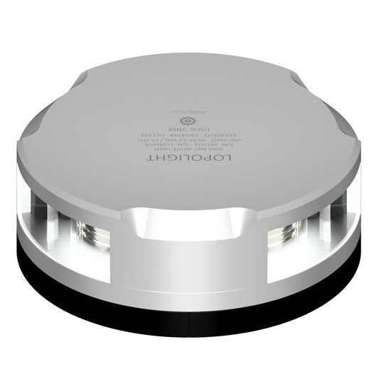 Lopolight 360 - Degree Anchor Light - 2NM - Silver Housing w/FB Base - Marine Parts OnlyLightingLopolight