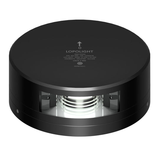 Lopolight Stern Light - 2NM - Black Housing w/FB Base - Marine Parts OnlyLightingLopolight