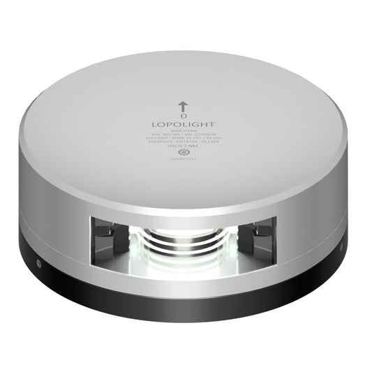 Lopolight Stern Light - 2NM - Silver Housing w/FB Base - Marine Parts OnlyLightingLopolight