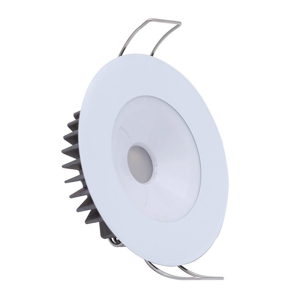 Lumitec Illusion Flush Mount LED Down Light - Spectrum RGBW - Cool White - White Housing - Marine Parts OnlyLightingLumitec