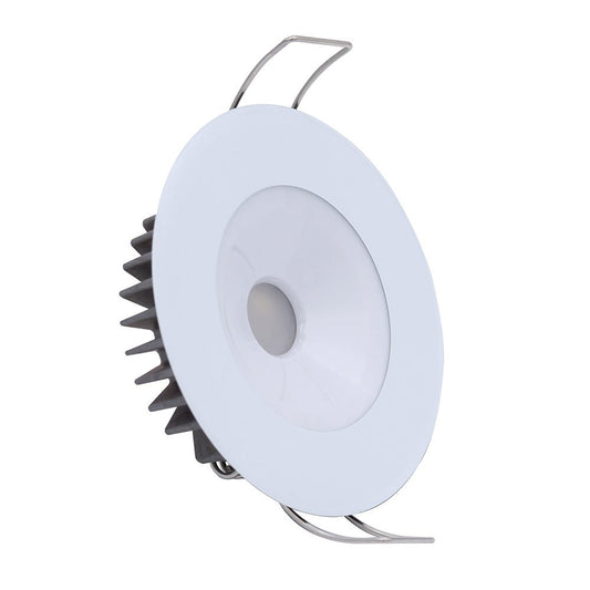 Lumitec Illusion Flush Mount LED Down Light - Warm White - Dimming - White Housing - Marine Parts OnlyLightingLumitec