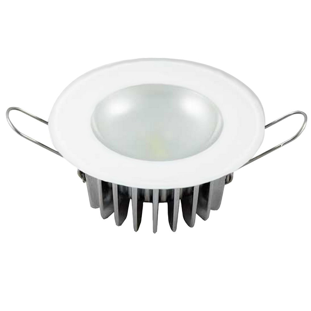 Lumitec Mirage - Flush Mount Down Light - Glass Finish/No Bezel - 4 - Color Red/Blue/Purple Non Dimming w/White Dimming - Marine Parts OnlyLightingLumitec