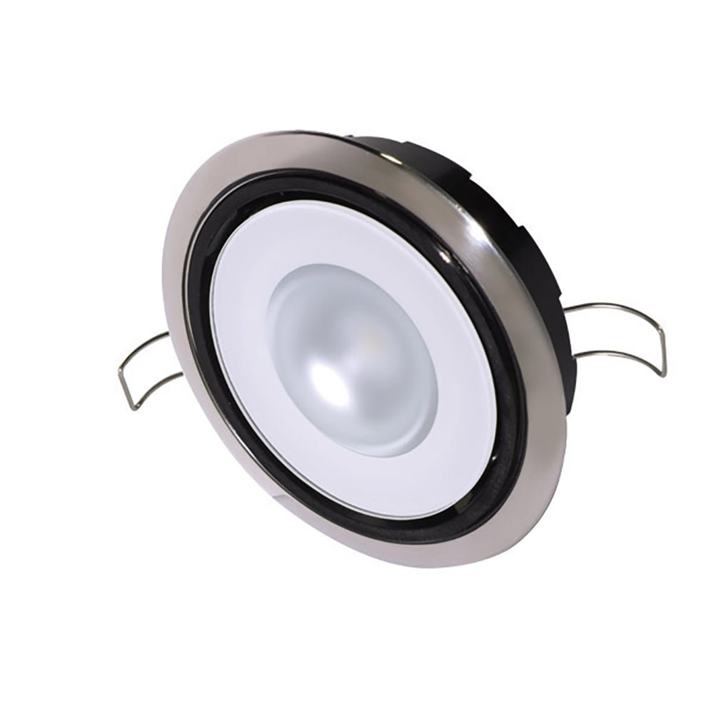 Lumitec Mirage Positionable Down Light - Spectrum RGBW Dimming - Polished Bezel - Marine Parts OnlyLightingLumitec
