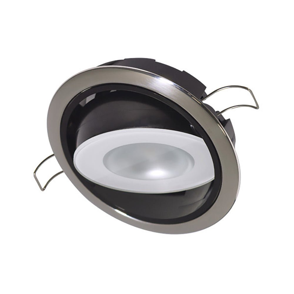 Lumitec Mirage Positionable Down Light - Spectrum RGBW Dimming - Polished Bezel - Marine Parts OnlyLightingLumitec