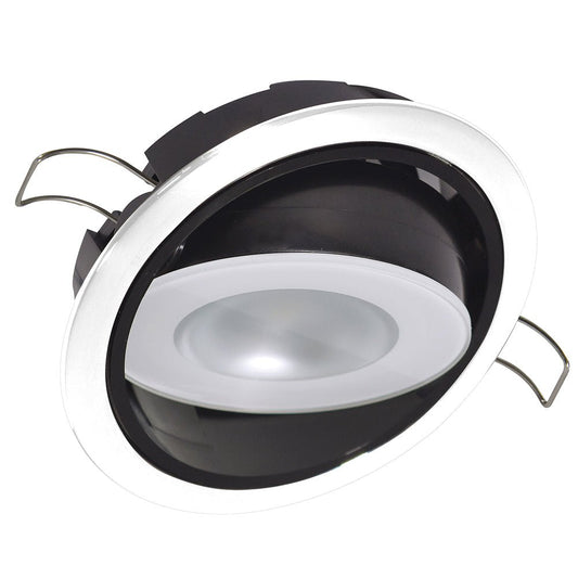 Lumitec Mirage Positionable Down Light - Spectrum RGBW Dimming - White Bezel - Marine Parts OnlyLightingLumitec
