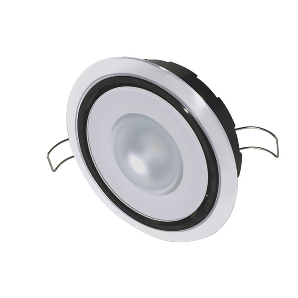 Lumitec Mirage Positionable Down Light - Spectrum RGBW Dimming - White Bezel - Marine Parts OnlyLightingLumitec