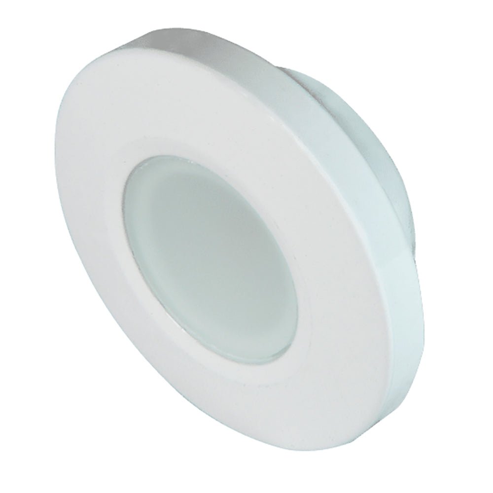 Lumitec Orbit - Flush Mount Down Light - White Finish - 2 - Color Blue/White Dimming - Marine Parts OnlyLightingLumitec