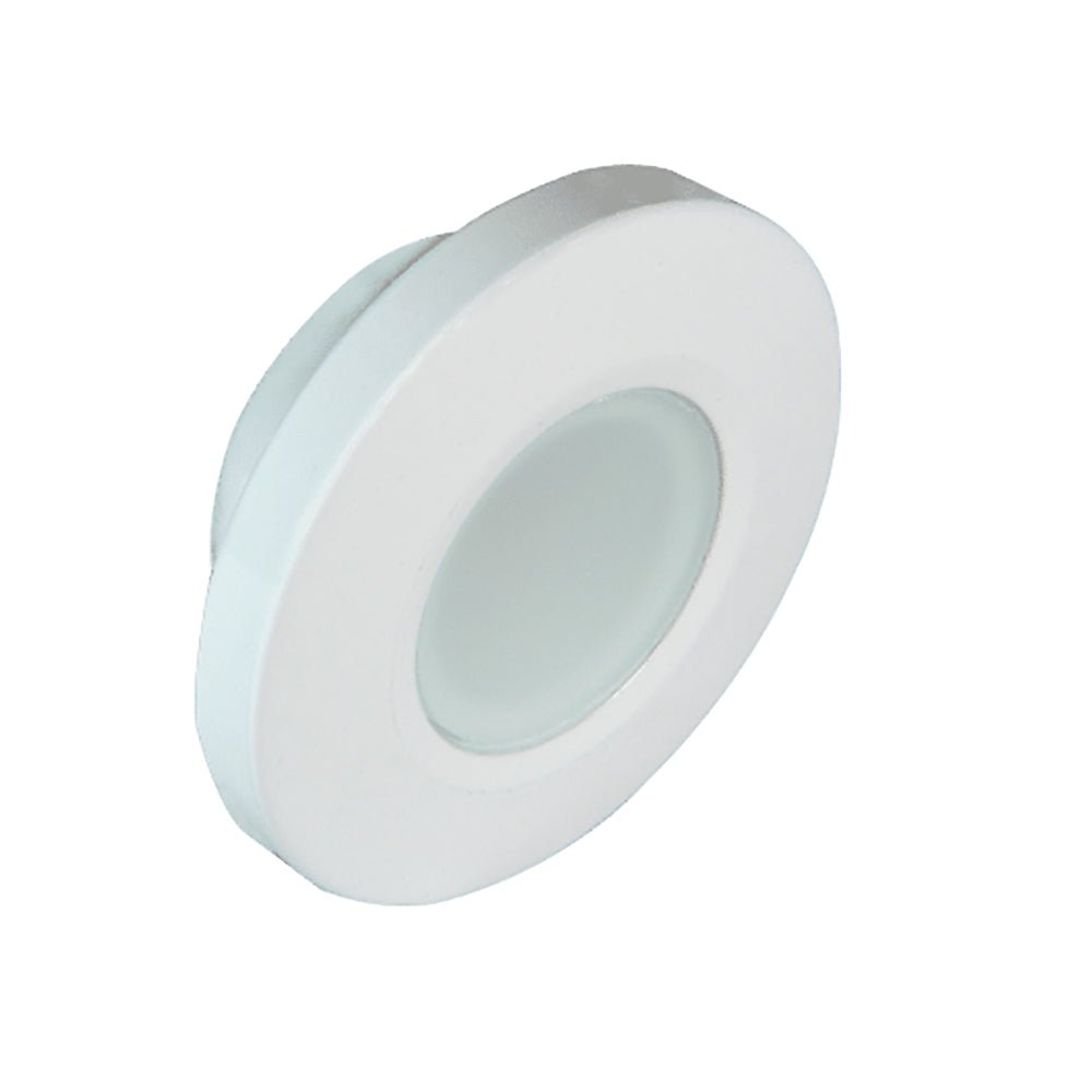 Lumitec Orbit - Flush Mount Down Light - White Finish - 2 - Color Blue/White Dimming - Marine Parts OnlyLightingLumitec