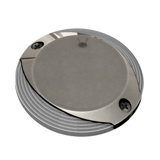 Lumitec Scallop Surface Mount Pathway Light - Spectrum RGBW/Warm White - Stainless Steel Housing - Marine Parts OnlyLightingLumitec