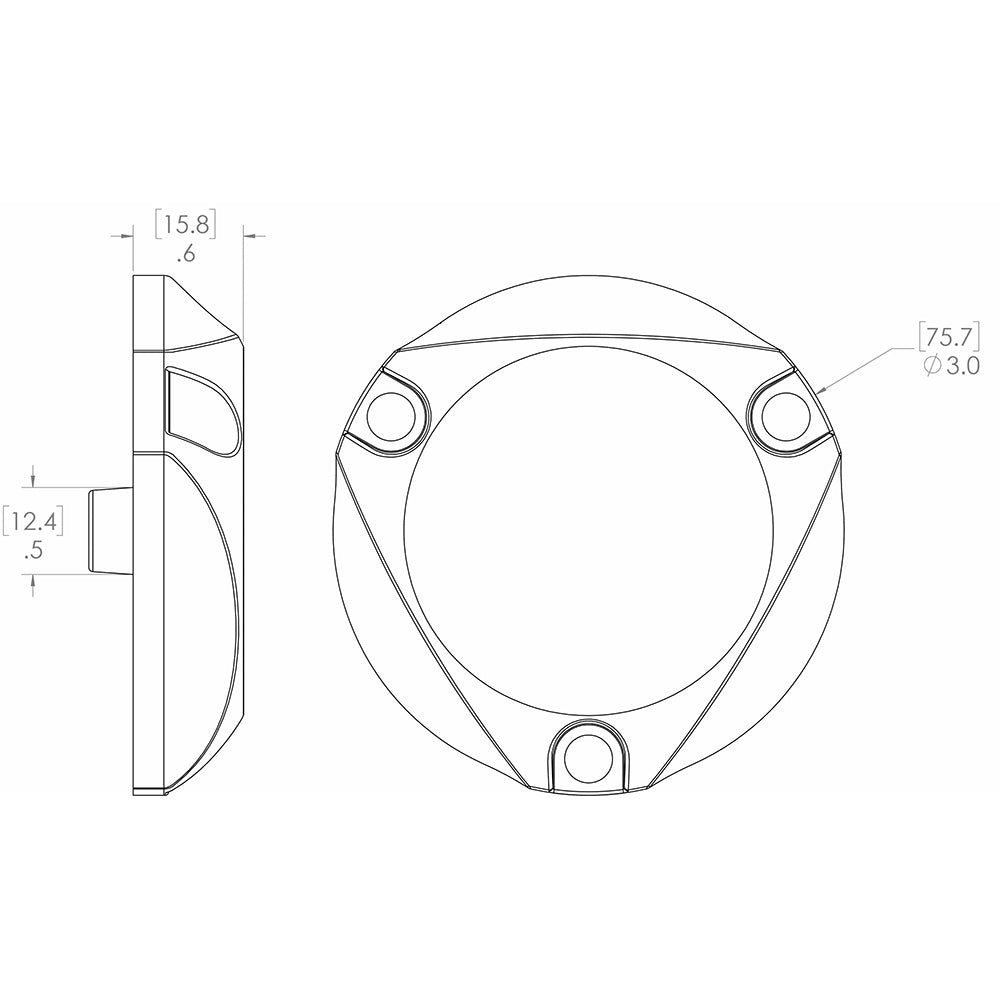 Lumitec SeaBlaze Mini Underwater Light - Pair - Brushed Finish - White Non - Dimming - Marine Parts OnlyLightingLumitec
