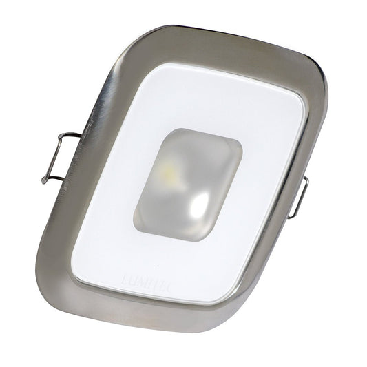 Lumitec Square Mirage Down Light - Spectrum RGBW Dimming - Polished Bezel - Marine Parts OnlyLightingLumitec