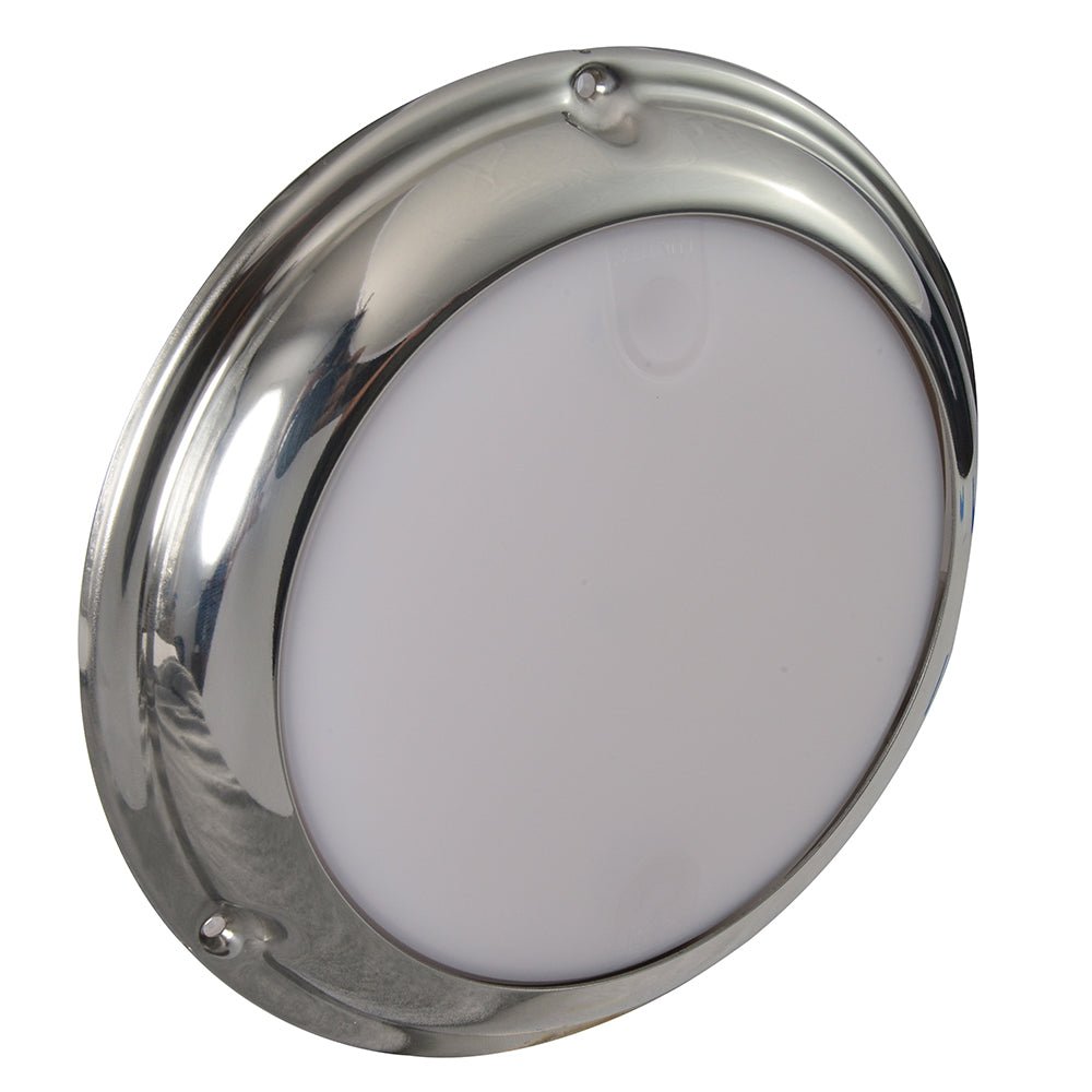 Lumitec TouchDome - Dome Light - Polished SS Finish - 2 - Color White/Red Dimming - Marine Parts OnlyLightingLumitec