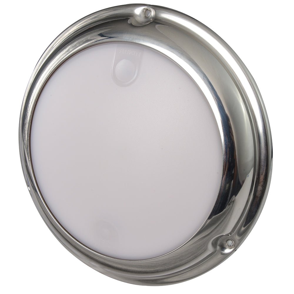 Lumitec TouchDome - Dome Light - Polished SS Finish - 2 - Color White/Red Dimming - Marine Parts OnlyLightingLumitec