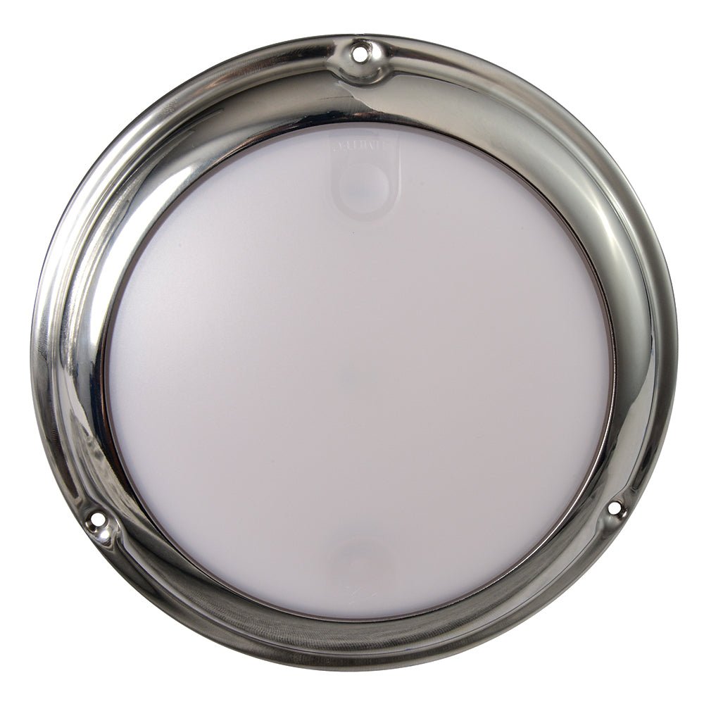 Lumitec TouchDome - Dome Light - Polished SS Finish - 2 - Color White/Red Dimming - Marine Parts OnlyLightingLumitec