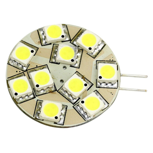 Lunasea G4 12 LED Side Pin Light Bulb - 12VAC or 10 - 30VDC 2W/140 Lumens - Warm White - Marine Parts OnlyLightingLunasea Lighting