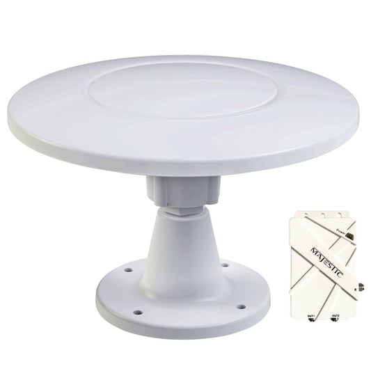 Majestic UFO X Ultra High Gain 30dB Digital TV Antenna - 12V - Marine Parts OnlyEntertainmentMajestic Global USA