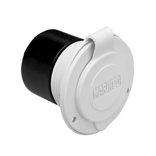 Marinco 15A 125V On - Board Charger Inlet - Front Mount - White - Marine Parts OnlyElectricalMarinco