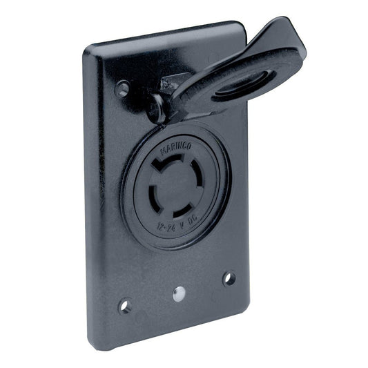 Marinco 2018BR - MB 12/24V Receptacle w/Flip Lid - Marine Parts OnlyElectricalMarinco