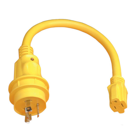 Marinco Pigtail Adapter - 15A Female to 30A Male - Marine Parts OnlyElectricalMarinco