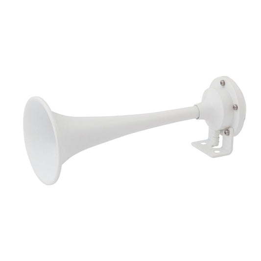Marinco White Epoxy Coated Single Trumpet Mini Air Horn - Marine Parts OnlyBoat OutfittingMarinco