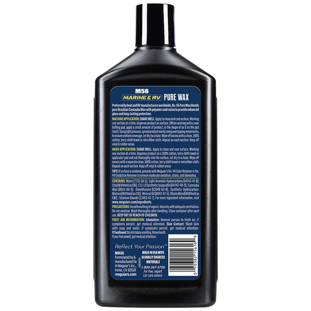 Meguiar&39;s Boat/RV Pure Wax - *Case of 6* - Marine Parts OnlyBoat OutfittingMeguiar's