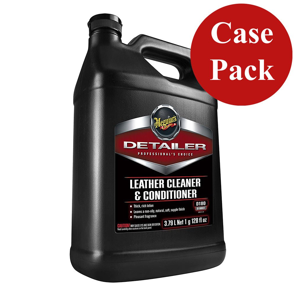 Meguiar&39;s Detailer Leather Cleaner &amp; Conditioner - 1 - Gallon *Case of 4* - Marine Parts OnlyBoat OutfittingMeguiar's