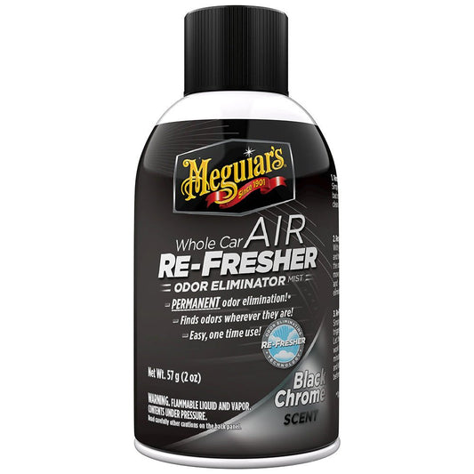 Meguiar's Whole Car Air Refresher Odor Eliminator - Black Chrome Scent - Marine Parts OnlyAutomotive/RVMeguiar's