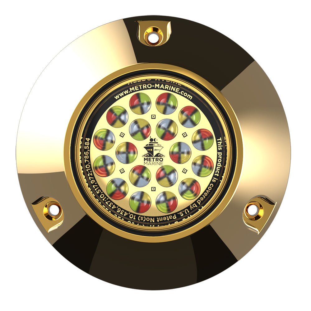 Metro Marine High - Output Submersible Underwater Light w/Intelligent Full Spectrum LED&39;s - RGBW, 45&deg; Beam - Marine Parts OnlyLightingMetro Marine