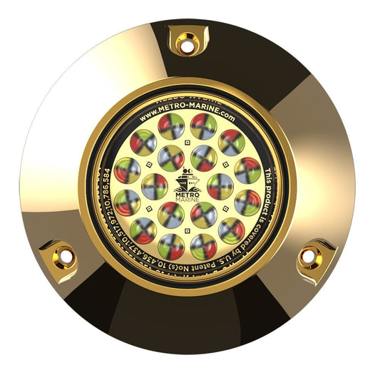 Metro Marine High - Output Submersible Underwater Light w/Intelligent Full Spectrum LED&39;s - RGBW, 45&deg; Beam - Marine Parts OnlyLightingMetro Marine