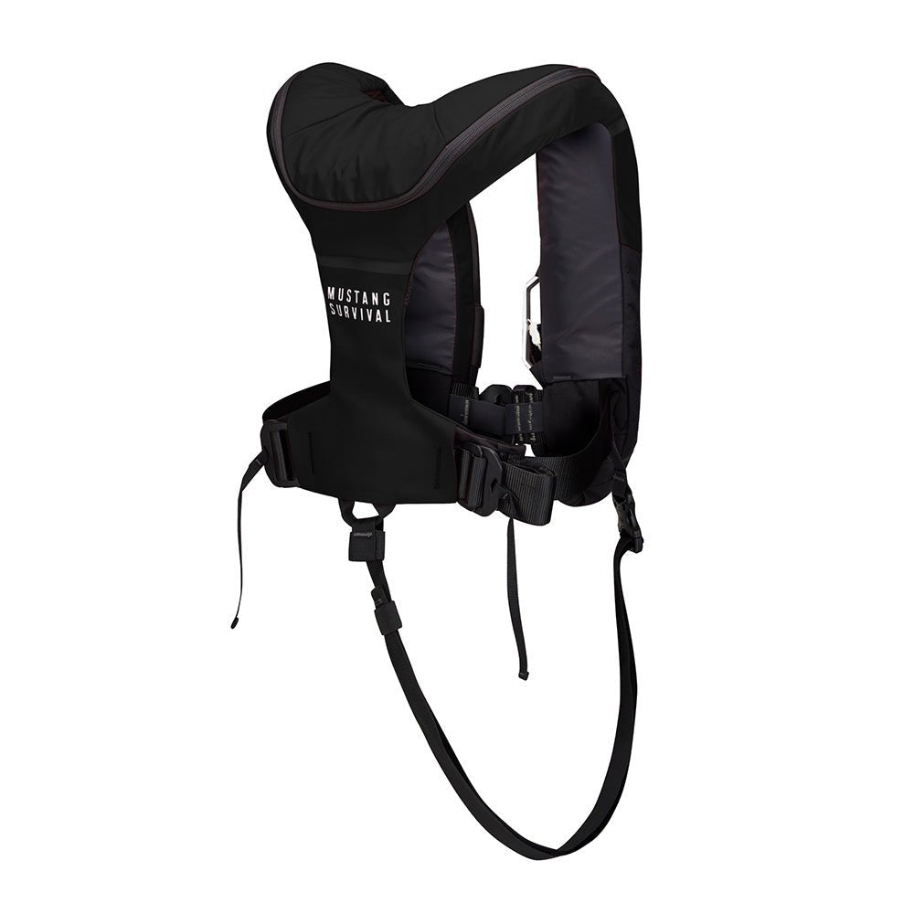 Mustang Atlas 190 DLX Open Ocean Inflatable PFD - Black - Marine Parts OnlyMarine SafetyMustang Survival