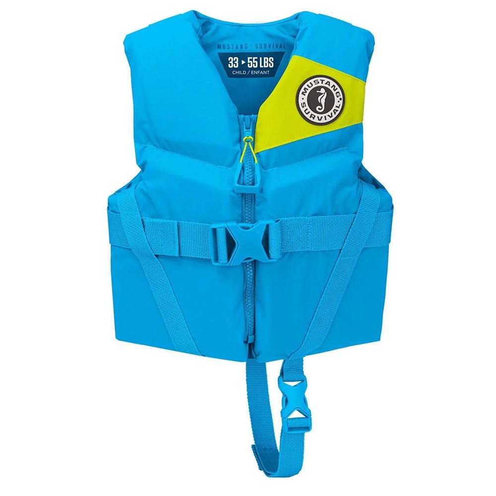 Mustang Child Rev Foam Life Vest - Azure Blue - Marine Parts OnlyMarine SafetyMustang Survival