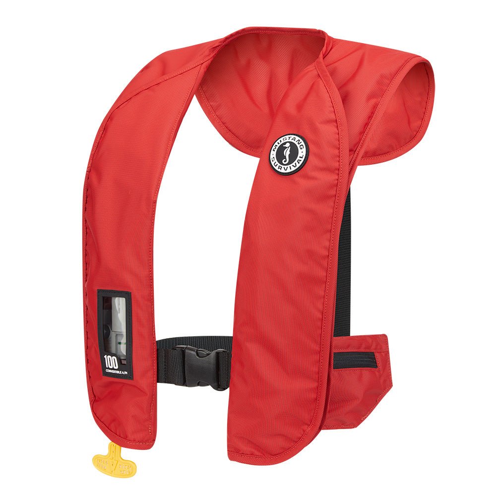 Mustang MIT 100 Convertible Inflatable PFD - Red - Marine Parts OnlyMarine SafetyMustang Survival