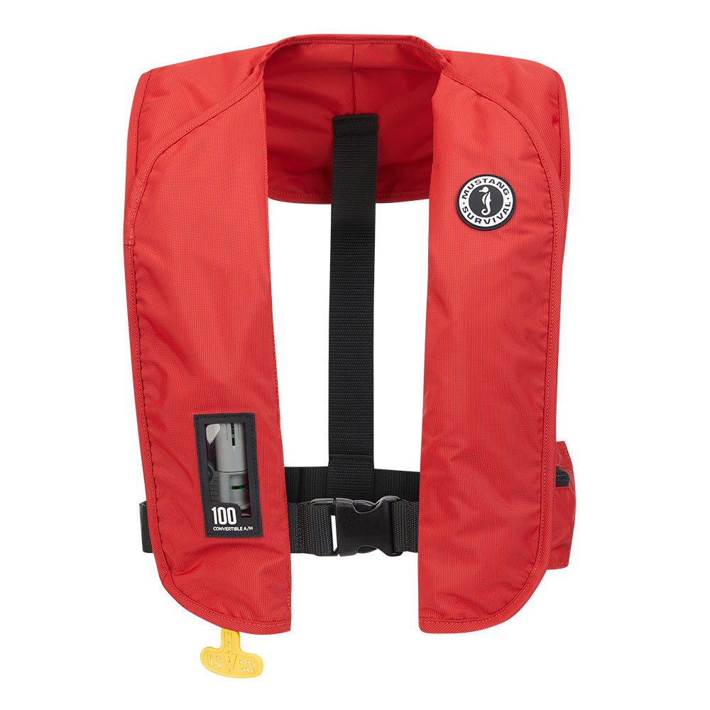 Mustang MIT 100 Convertible Inflatable PFD - Red - Marine Parts OnlyMarine SafetyMustang Survival