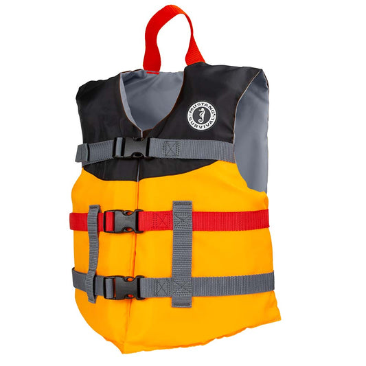 Mustang Youth Livery Foam Vest - Mango/Black - Marine Parts OnlyMarine SafetyMustang Survival