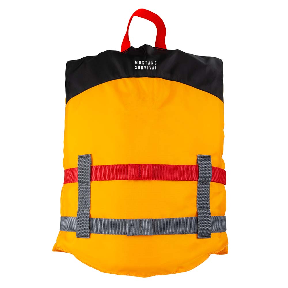 Mustang Youth Livery Foam Vest - Mango/Black - Marine Parts OnlyMarine SafetyMustang Survival