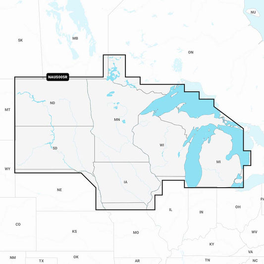 Navionics NAUS005R - U.S. North - Navionics+ - Marine Parts OnlyCartographyNavionics