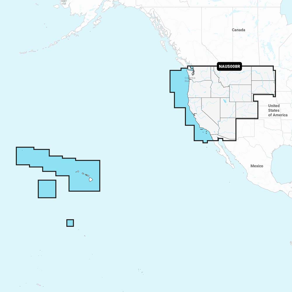 Navionics NAUS008R - U.S. West - Navionics+ - Marine Parts OnlyCartographyNavionics