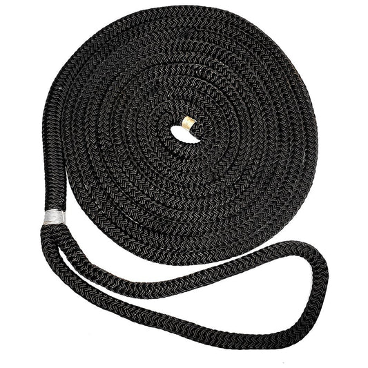 New England Ropes 3/4" Double Braid Dock Line - Black - 25&39; - Marine Parts OnlyAnchoring & DockingNew England Ropes