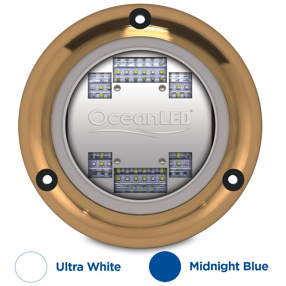 OceanLED Sport S3124s Underwater LED Light - Ultra White/Midnight Blue - Marine Parts OnlyLightingOceanLED