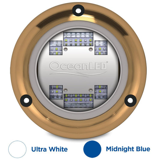 OceanLED Sport S3124s Underwater LED Light - Ultra White/Midnight Blue - Marine Parts OnlyLightingOceanLED