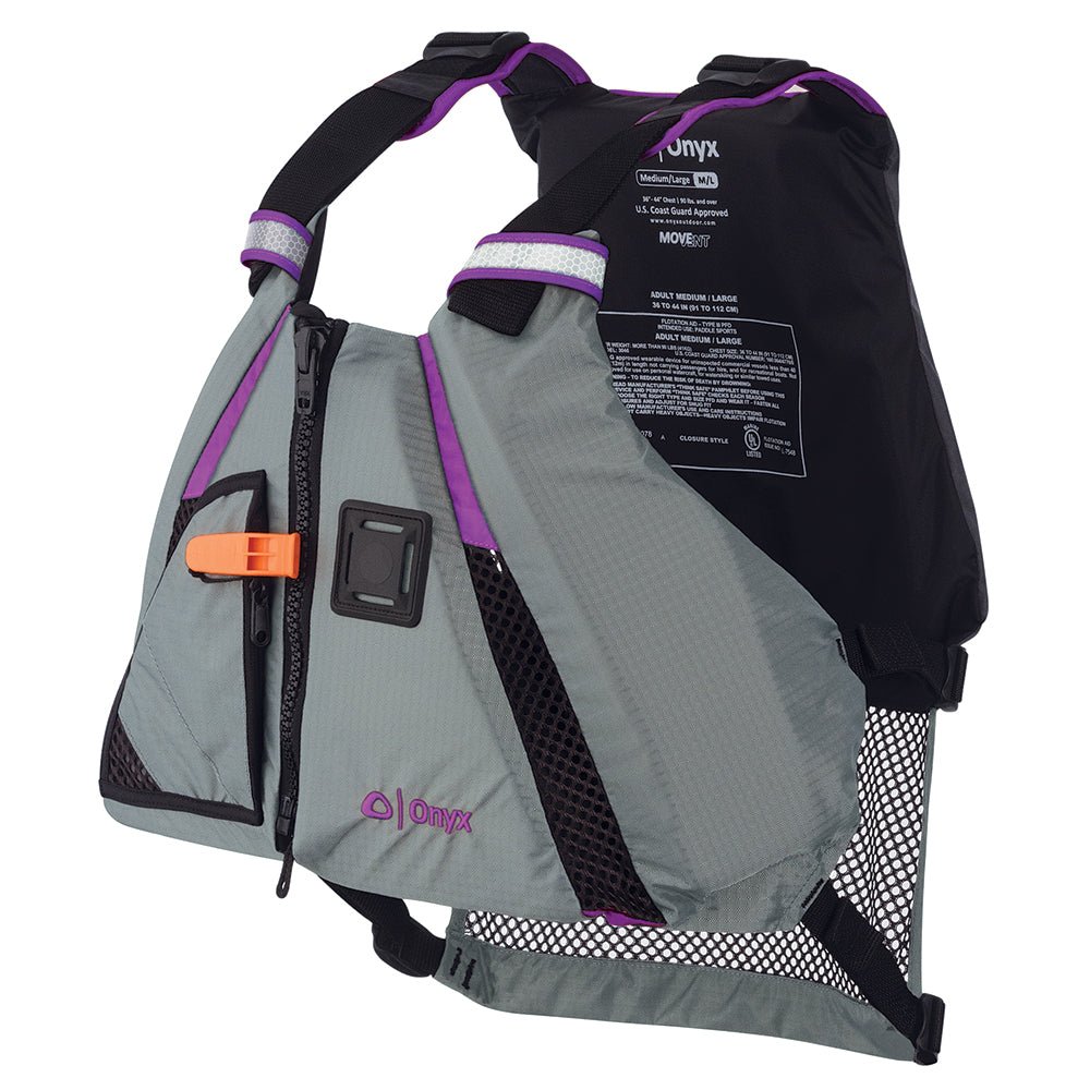 Onyx MoveVent Dynamic Paddle Sports Vest - Purple/Grey - XL/2XL - Marine Parts OnlyPaddlesportsOnyx Outdoor