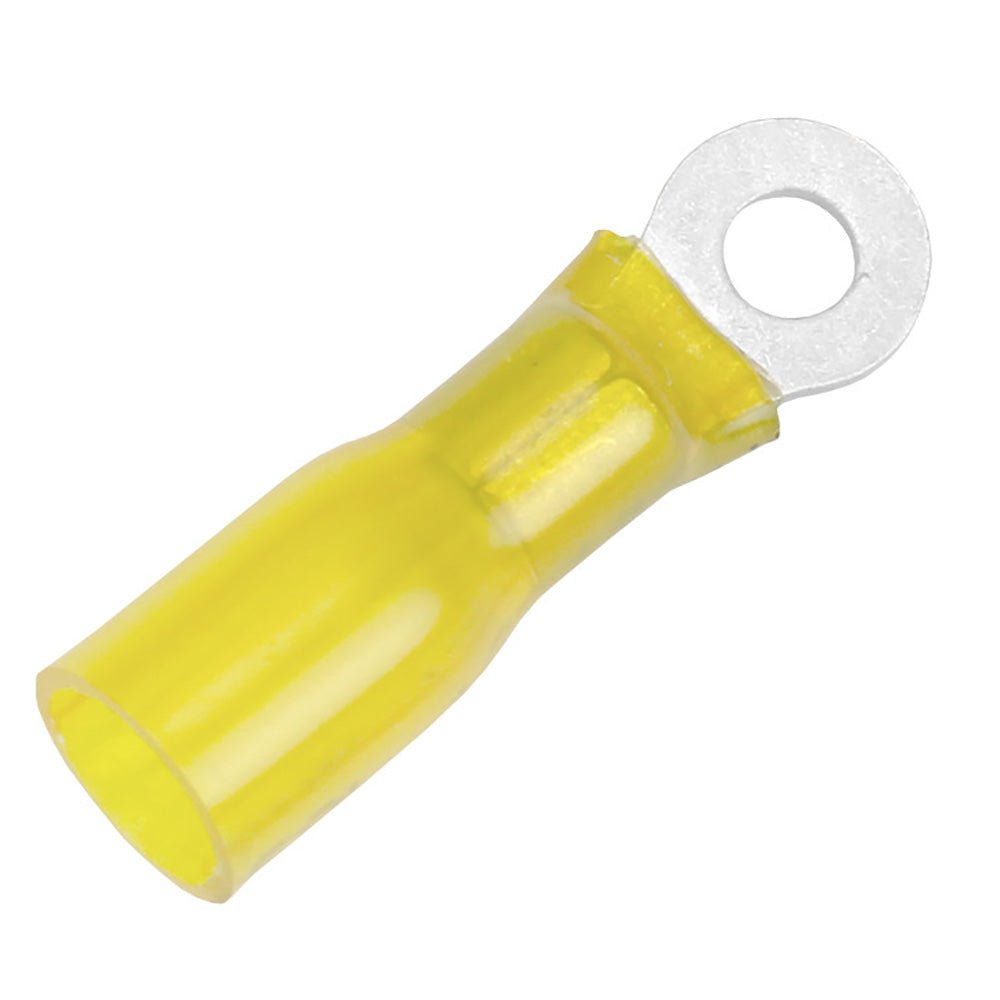 Pacer 12 - 10 AWG Heat Shrink Ring Terminal - 10 Stud Size - 100 Pack - Marine Parts OnlyElectricalPacer Group