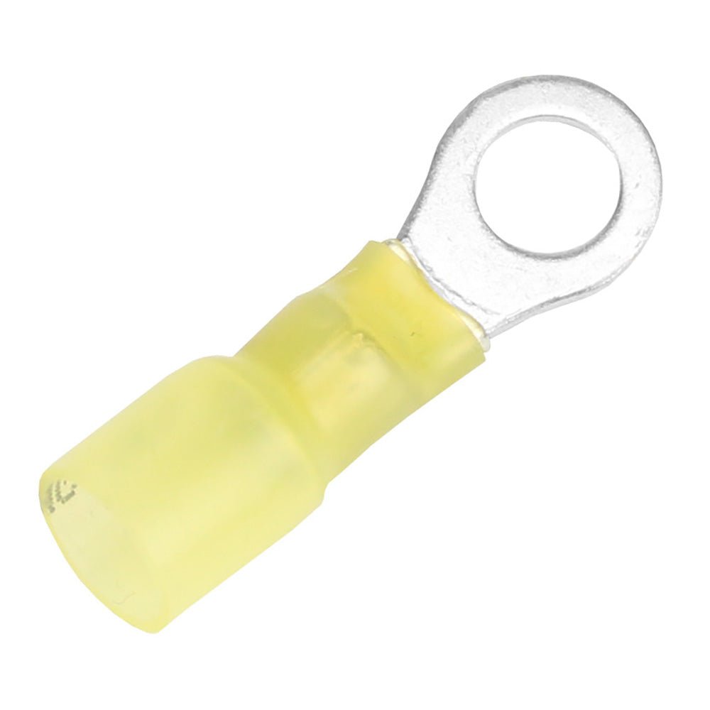Pacer 12 - 10 AWG Heat Shrink Ring Terminal - 1/4" Stud Size - 3 Pack - Marine Parts OnlyElectricalPacer Group