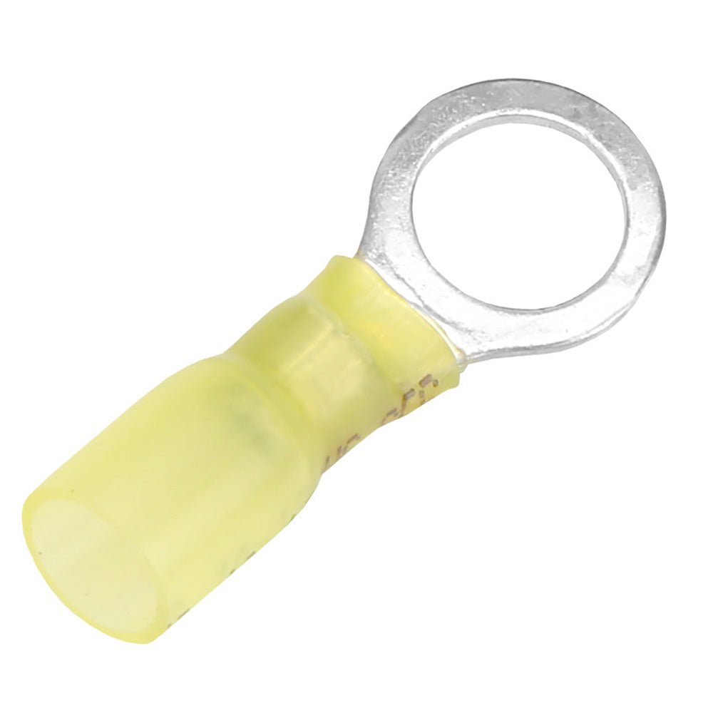 Pacer 12 - 10 AWG Heat Shrink Ring Terminal - 3/8" Stud Size - 25 Pack - Marine Parts OnlyElectricalPacer Group