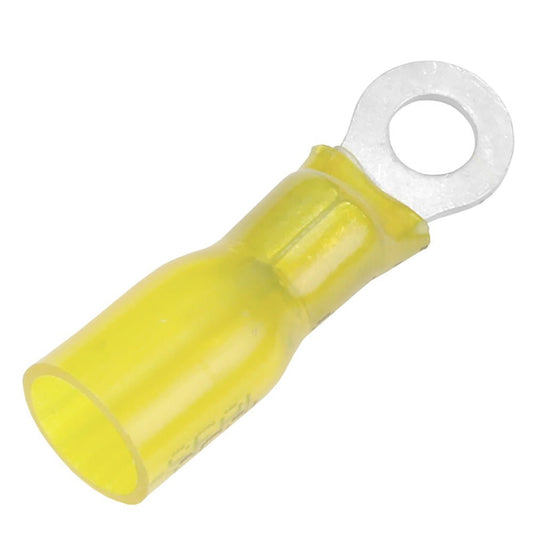 Pacer 12 - 10 AWG Heat Shrink Ring Terminal - 8 Stud Size - 100 Pack - Marine Parts OnlyElectricalPacer Group