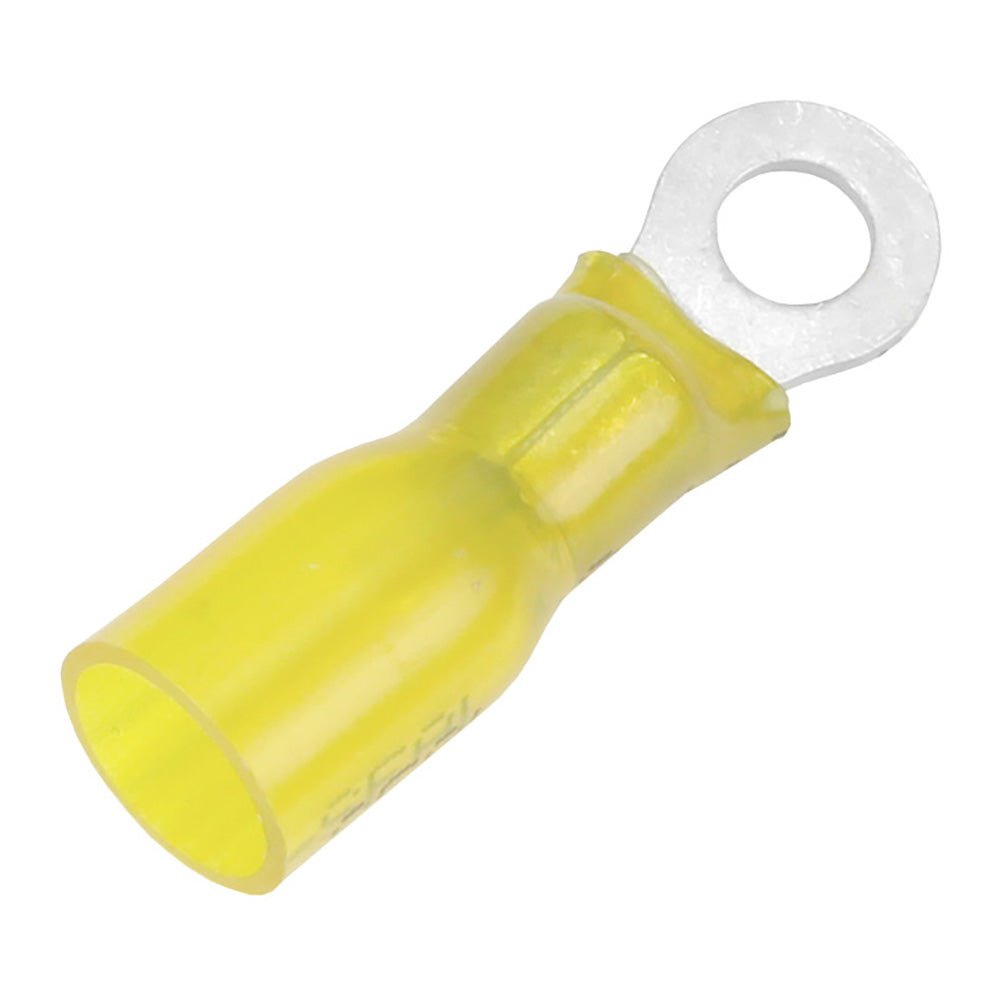 Pacer 12 - 10 AWG Heat Shrink Ring Terminal - 8 Stud Size - 25 Pack - Marine Parts OnlyElectricalPacer Group