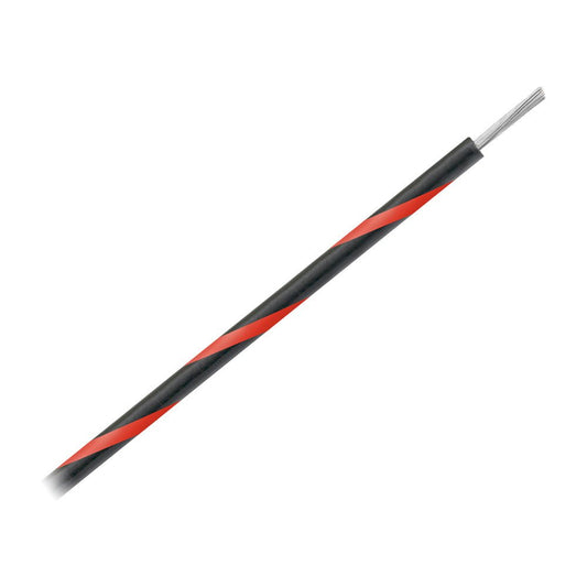 Pacer 16 AWG Gauge Striped Marine Wire 1000' Spool - Black w/Red Stripe - Marine Parts OnlyElectricalPacer Group