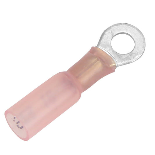 Pacer 22 - 18 AWG Heat Shrink Ring Terminal - 10 Stud Size - 100 Pack - Marine Parts OnlyElectricalPacer Group