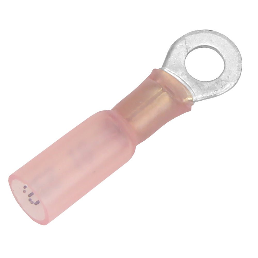 Pacer 22 - 18 AWG Heat Shrink Ring Terminal - 10 Stud Size - 25 Pack - Marine Parts OnlyElectricalPacer Group